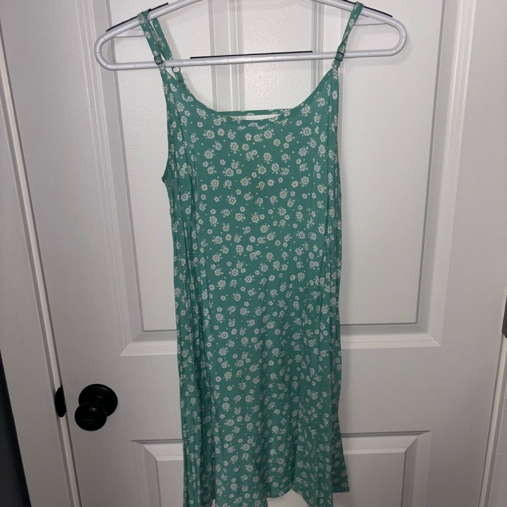 wild fable teal and white floral dress